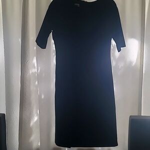 Royal blue and black sheath